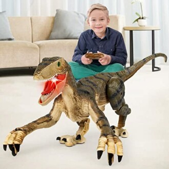 Robo Alive T-Rex vs Mini Tudou RC Dinosaur: A Comparison of Battery-Powered Robotic Toys for Boys